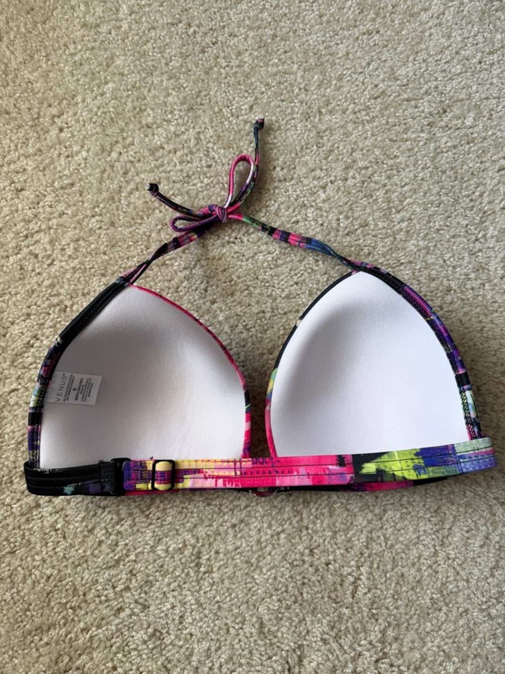 VENUS Multicolor Neon Abstract Bikini Set - Picture 3 of 7